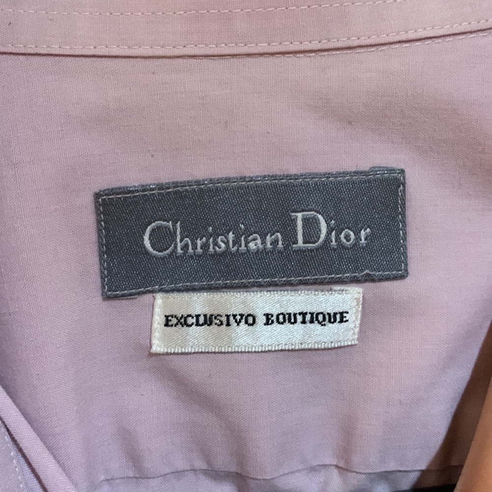 Christian Dior long sleeves dress shirt XL - Picture 3 of 3